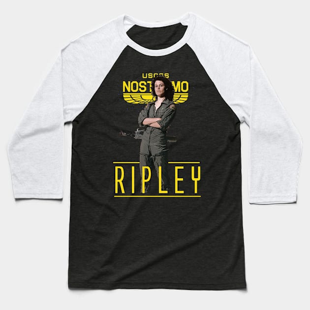 Ellen Ripley Baseball T-Shirt by MonkeyKing